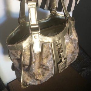 L.A.M.B Gold Angel Metallic Jacquard Christine